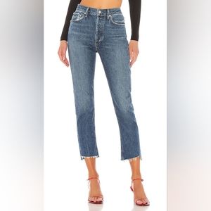Agolde Riley Cropped High Rise  jeans